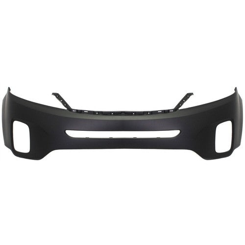 REAR BUMPER COVER LOWER W/EXHAUST TIP; MATTE DARK GRAY KIA FORTE 1416