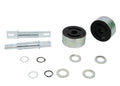 Trailing arm - centre pivot bushing 2 Shell Bushings 2 Pins 2 Washers 2 Circlips Install Guide Grease