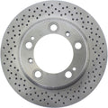 Centric C-TEK Standard Drilled Brake Rotor - Rear