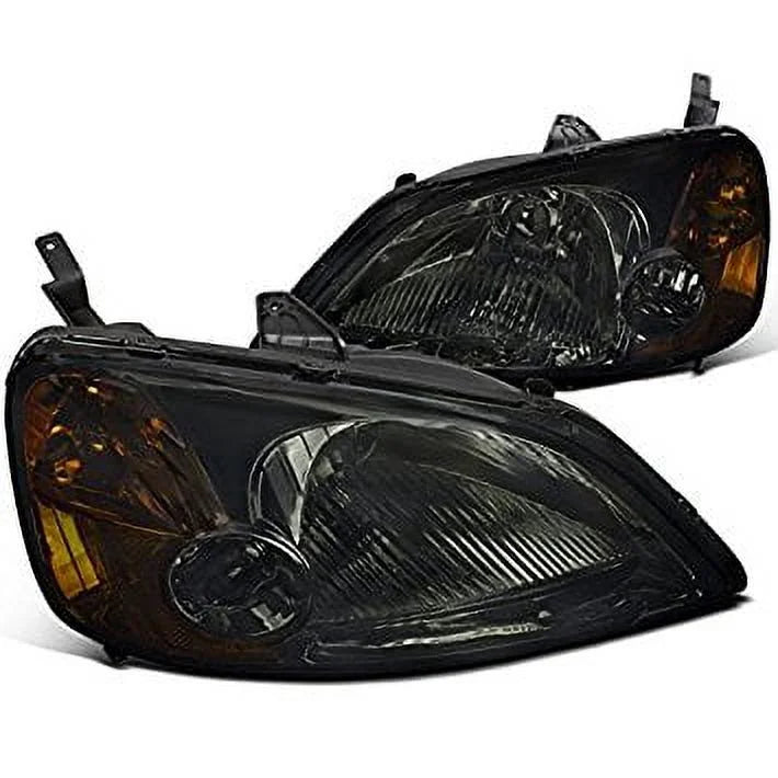CRYSTAL HOUSING HEADLIGHTS - SMOKE