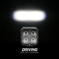 XK Glow XKchrome 20w LED Cube Light w/ RGB Accent Light - Fog Beam