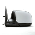 RH MIRROR OUTSIDE REAR VIEW MANUAL; W/BASE; W/COVER; BLACK HONDA CIVIC 20122014