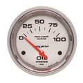 GAUGE OIL PRESSURE 2 5/8IN 100PSI ELECTRIC MARINE CHROME