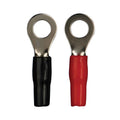 NICKEL RING TERMINAL 4 GAUGE 5/16 INCH PACKAGE OF 50