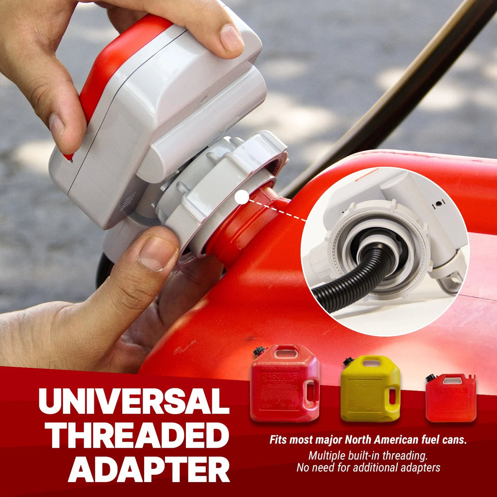 TRFA01 BATTERY POWERED FUEL TRANSFER PUMP RED/GRAY