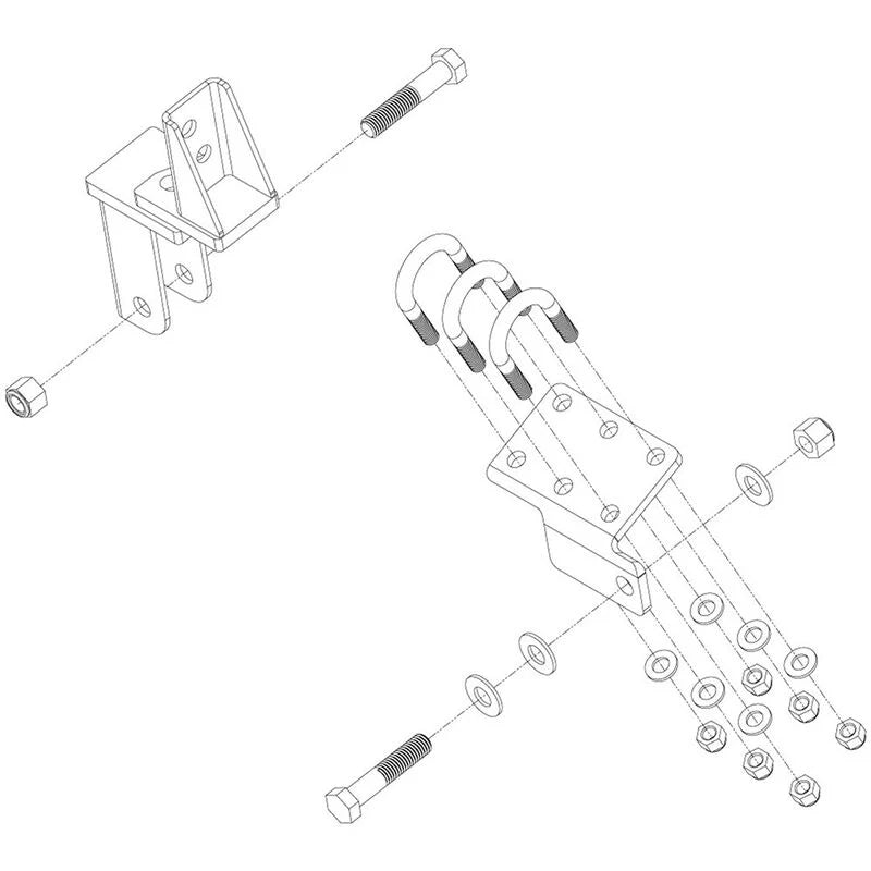 EXACT CENTER MOUNTING BRACKET- ECB8
