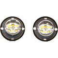 LIGHT,STROBE,5IN,3-LED,GREEN,12-24