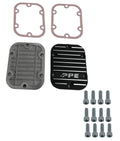 Heavy Duty Aluminum 6-Bolt PTO Side Plate Covers (Pair) - GM - Brushed