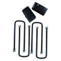 3 Inch Steel Rear Lift Blocks w Extended U-Bolts 88-99 chevrolet C1500 K1500 99-19 Silverado Sierra 1500 01-06 Silverado Sierra 1500 HD 01-20 Siverado 2500 HD 99-95 Tahoe 94-10 Ram 1500 Freedom Off-Road