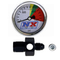Nitrous Express - N20 FLO-THRU PRESSURE GAUGE (0-1500 PSI) 6AN - 15510