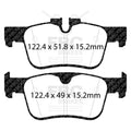 EBC 2017+ Volvo S90 2.0L Turbo Ultimax2 Rear Brake Pads