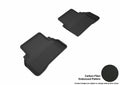 3D MAXpider 2015-2020 Mercedes Benz C-Class Sedan W205 Kagu 2nd Row Floormats - Black