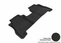 3D MAXpider 2007-2012 Hyundai Santa Fe Kagu 2nd Row Floormats - Black