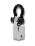 Weigh Safe Towing Recovery - Black Hard Shackle Hitch w/Aluminum Body