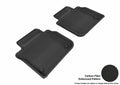3D MAXpider 2013-2020 Lexus GS/GS Hybrid Kagu 2nd Row Floormats - Black