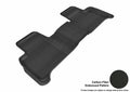 3D MAXpider 2012-2018 Mercedes-Benz GLE-Class/GLS-Class/ML-Class Kagu 2nd Row Floormats - Black