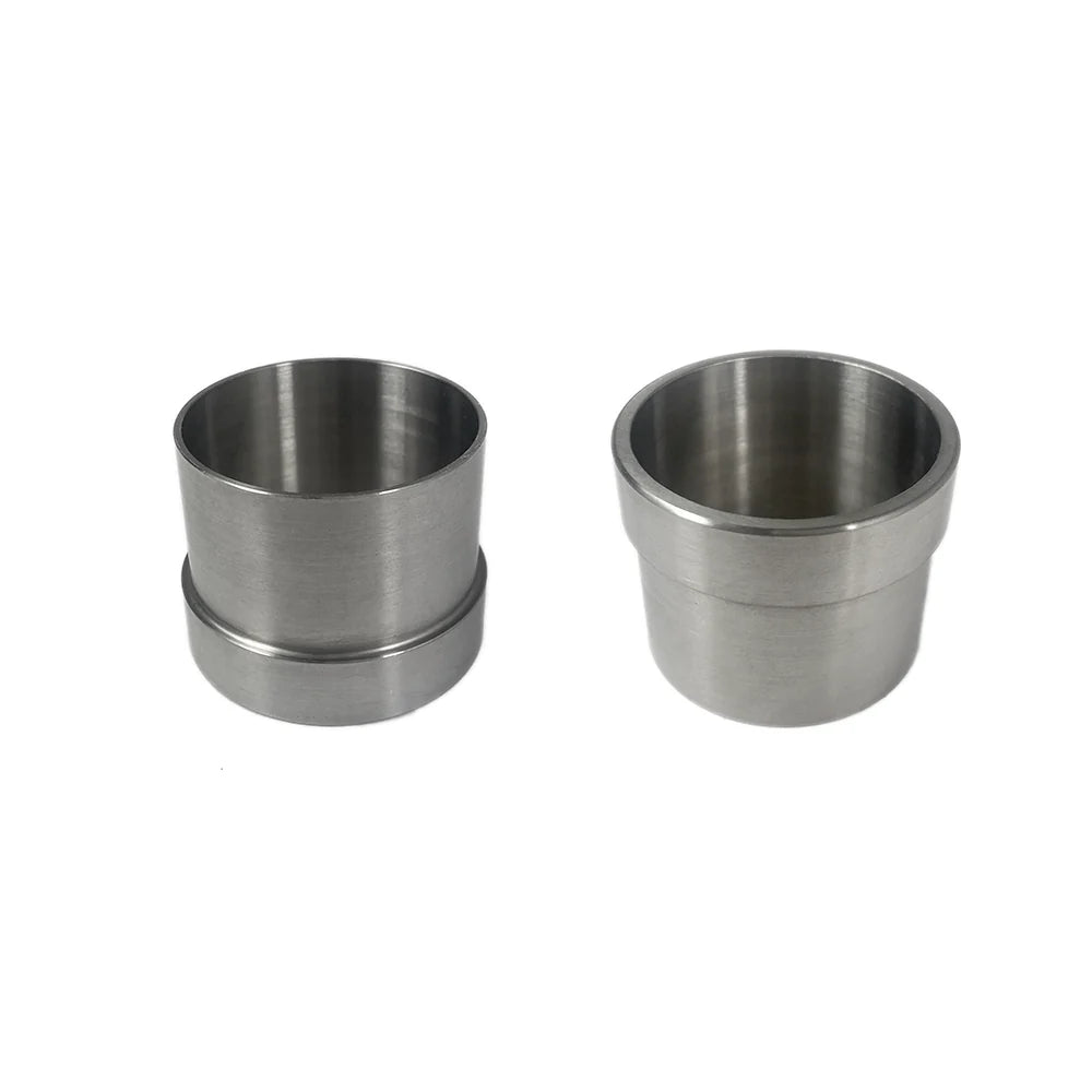 Ticon Harley Evo Exhaust Flange Set - Titanium (2 Pieces)