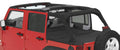 Bestop Cargo Cover Extension - 07-18 Wrangler JK 4-Door (Black Diamond) 41428-35