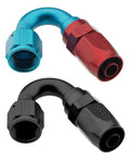 Fragola -16AN Fem x -12AN Hose 30 Degree Reducing Hose End - Black