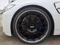 BBS CH-RII 22x10.5 5x112 ET15 Satin Platinum Center Black Lip SS Rim Prot Wheel - 82mm PFS Req
