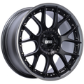 BBS CH-RII 22x9.5 5x112 ET22 / 66.5 CB Satin Platinum Center Black Lip SS Rim Protector Wheel
