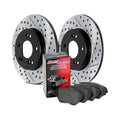 Street Axle Pack Drilled & Slotted, Rear
