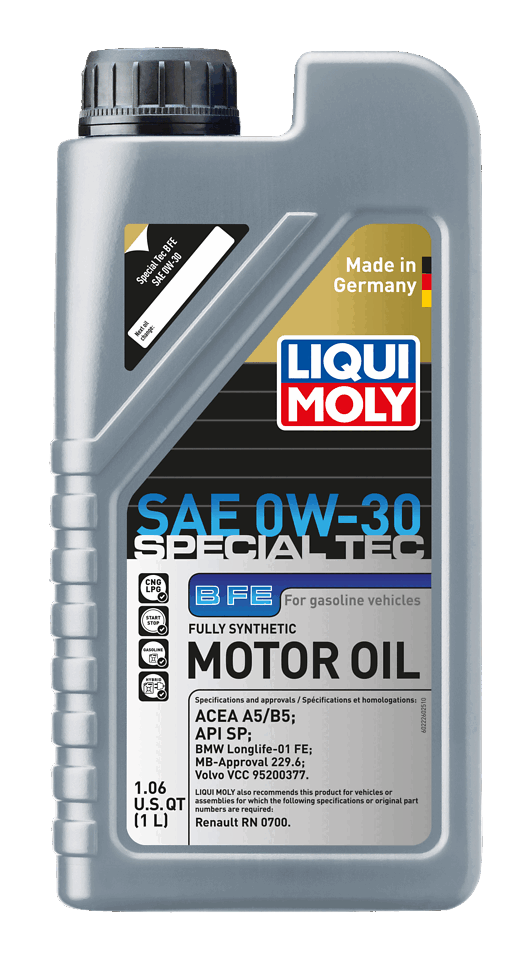 LIQUI MOLY 205L Special Tec B FE Motor Oil SAE 0W30