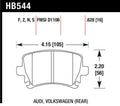 Hawk Performance auto part detail