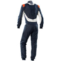 OMP ONE-S OVERALL NAVY BLUE/ORANGE SIZE 46 FIA 8856-2018 + SFI