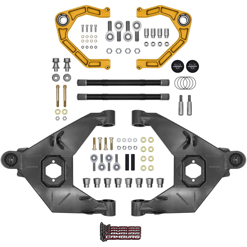 Camburg Ford Bronco 21-25 Trail Series L T Kit w Axles (BILLET UNI UCA) (GOLD)