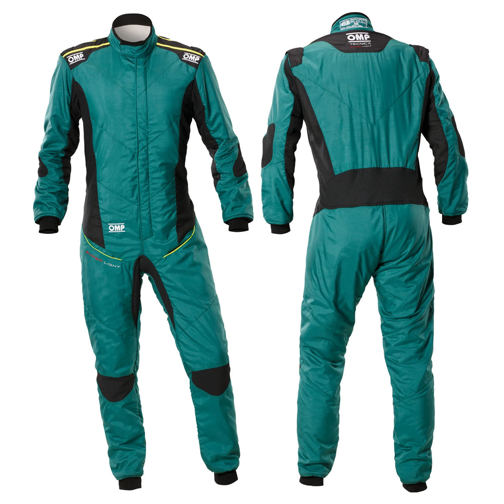 OMP TECNICA SUPERLIGHT OVERALL SFI GREEN SZ 64
