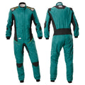OMP TECNICA SUPERLIGHT OVERALL SFI GREEN SZ 64