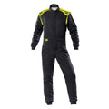 OMP FIRST-S OVERALL ANTHR F/YELLOW SIZE 64 FIA 8856-2018 + SFI