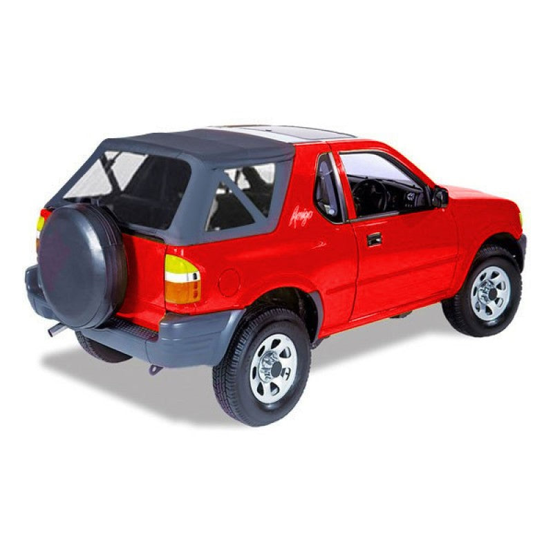 Bestop Replay OEM Replacement Top - 89-94 Amigo (Black; Clear Windows) 51139-01