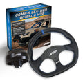 PRP Leather D-Shape Steering Wheel Kit Blue with Adapter Hub for Toyota Lexus Scion and Subaru KG241-05