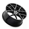 Kraze KR196 Evolve 20x9 / 5x120 BP / 35mm Offset / 72.56mm Hub Gloss Black Machined Wheel