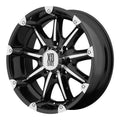 Kraze KR196 Evolve 20x9 / 5x112 BP / 35mm Offset / 66.56mm Hub Gloss Black Wheel