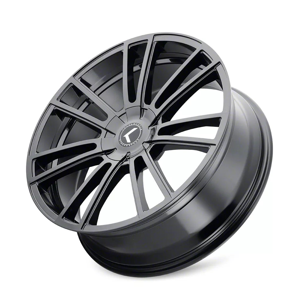Kraze KR183 Spectra 20x8.5 / 5x108/114.3 BP / 38mm Offset / 72.62mm Hub Gloss Black Wheel