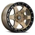 Weld Off-Road Ridge 17x9 - 6x135 / 6x139.7 BP - ET-12 - 106.1mm CB - Satin Bronze Wheel (Black Ring)