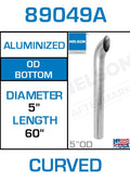 STACK PIPE ALUMINIZED ANGLED 5IN OD 60IN LGTH
