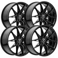 Kraze KR196 Evolve 18x8.5 / 5x120 BP / 30mm Offset / 72.56mm Hub Gloss Black Wheel