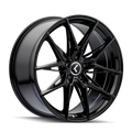 Kraze KR196 Evolve 18x8.5 / 5x112 BP / 40mm Offset / 66.56mm Hub Gloss Black Wheel