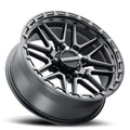 Raceline A11B Krank-Xl 18x7in / 4x156 BP / 0mm Offset / 132.5mm Bore - Satin Black Wheel
