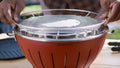 ODYSSEY PORTABLE CHARCOAL GRILL RED