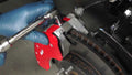 Set Of 4 Caliper Covers Engraved Front And Rear MGP Red Finish Silver Characters 2006-2006 BMW 330i MGP Caliper Covers