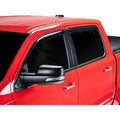 Stampede 2000-2004 Dodge Dakota Extended Cab Pickup Tape-Onz Sidewind Deflector 4pc - Smoke