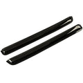 Stampede 2000-2004 Dodge Dakota Extended Cab Pickup Tape-Onz Sidewind Deflector 4pc - Smoke