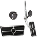 GAS PEDAL ASSY TRI-FIVE BLACK