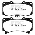 EBC 05-07 Hummer H3 3.5 Yellowstuff Front Brake Pads