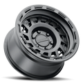 Aluminum Wheels 17x9 Halo 957B Satin Black -12 Offset 5 on 127 Bolt Pattern 78.1 Bore Raceline